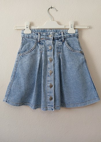 Şık ve Rahat Çocuk Kot Etek  Sercino 9-10 Yaş (134 cm) - Görsel 4