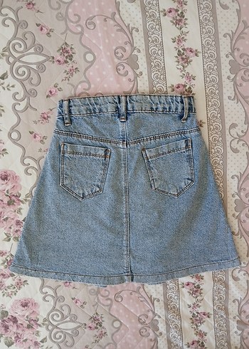 Şık ve Rahat Çocuk Kot Etek  Sercino 9-10 Yaş (134 cm) - Görsel 20