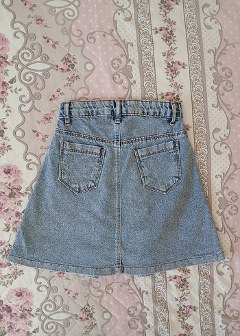 Şık ve Rahat Çocuk Kot Etek  Sercino 9-10 Yaş (134 cm) - Görsel 15