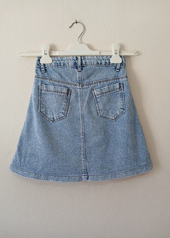 Şık ve Rahat Çocuk Kot Etek  Sercino 9-10 Yaş (134 cm) - Görsel 7