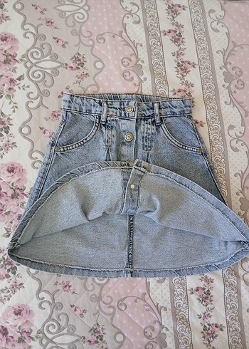 Şık ve Rahat Çocuk Kot Etek  Sercino 9-10 Yaş (134 cm) - Görsel 13