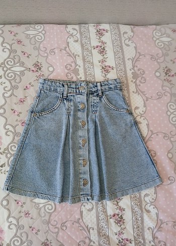 Şık ve Rahat Çocuk Kot Etek  Sercino 9-10 Yaş (134 cm) - Görsel 19