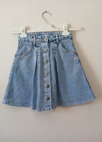 Şık ve Rahat Çocuk Kot Etek  Sercino 9-10 Yaş (134 cm) - Görsel 3