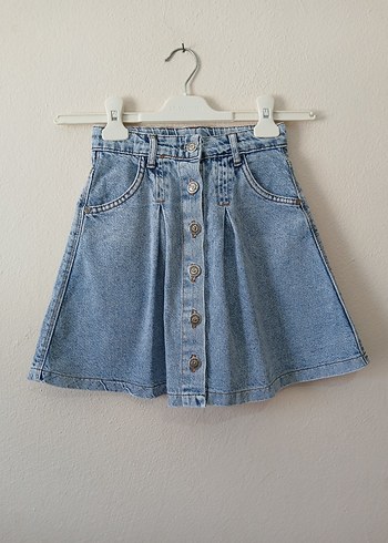 Şık ve Rahat Çocuk Kot Etek  Sercino 9-10 Yaş (134 cm) - Görsel 10