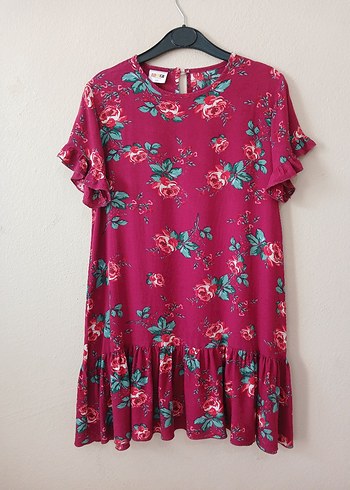 Çiçekli Elbise   10 yaş - Görsel 6