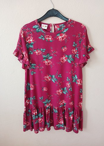 Çiçekli Elbise   10 yaş - Görsel 8