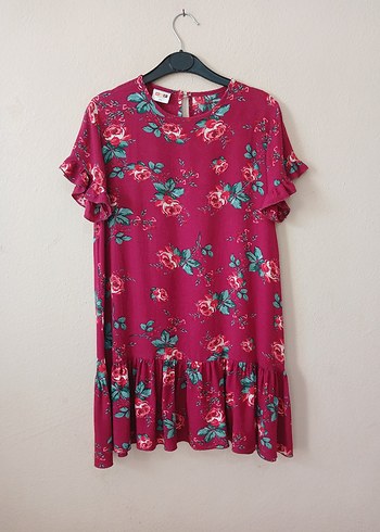 Çiçekli Elbise   10 yaş - Görsel 12