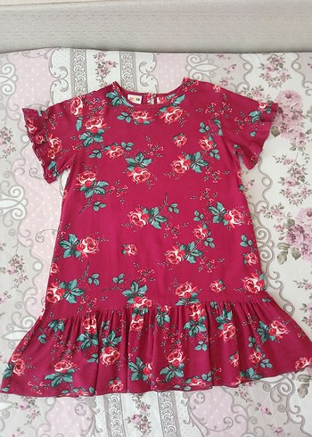 Çiçekli Elbise   10 yaş - Görsel 16