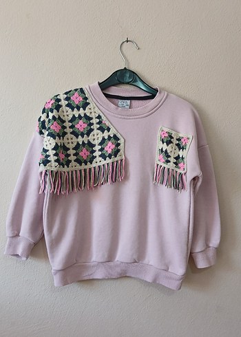 zara marka sweatshirt  Motif Detaylı 7 8 yaş - Görsel 15