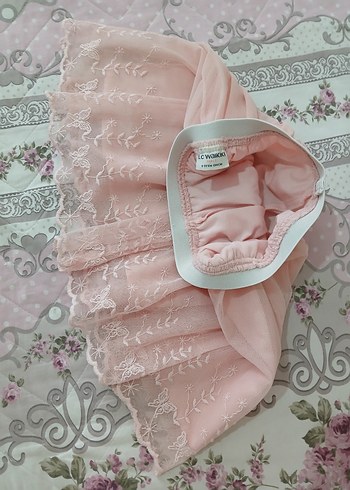 Kız Çocuk Pembe Dantel Etek 8 9 yaş - Görsel 15