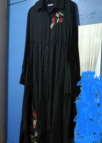 xl Beden siyah Renk Kadın gömlek elbise
