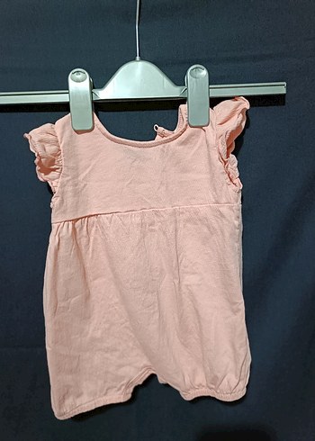Pembe Fırfırlı Bebek Kız Tulum