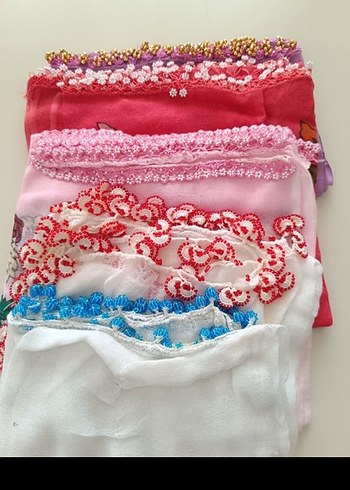 Dantel Detaylı Çok Renkli Kadın Fular - Görsel 3