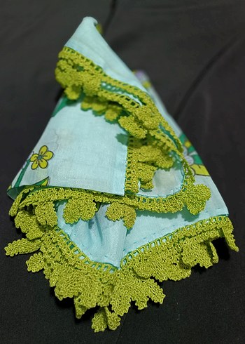 Dantel Detaylı Çok Renkli Bohem Kadın Fuları - Görsel 2