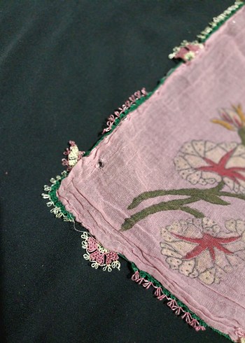 Pembe Bohem Çiçek Desenli Kadın Fuları - Görsel 4