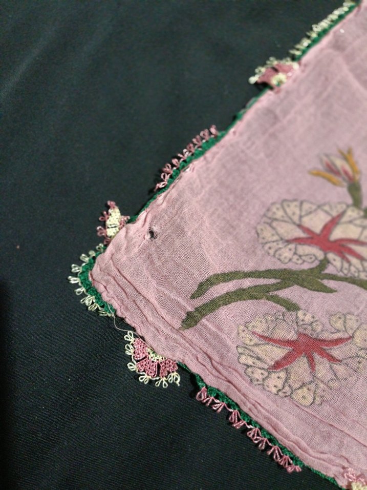 Pembe Bohem Çiçek Desenli Kadın Fuları - Görsel 4