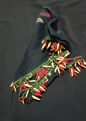 özel tasarım biber oyalı yazma - Görsel 2