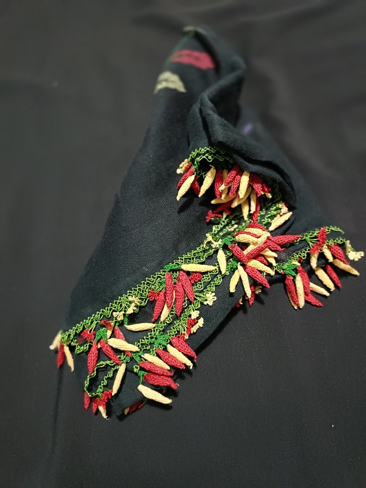 özel tasarım biber oyalı yazma - Görsel 2