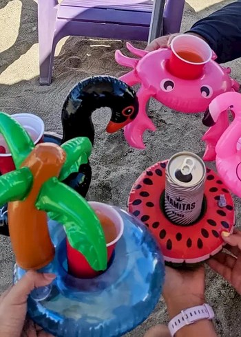 Beden Pembe Flamingo Şişme Havuz Oyuncağı