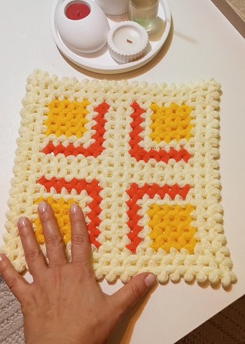 Çok Renkli Örgü Banyo lifi - Görsel 2