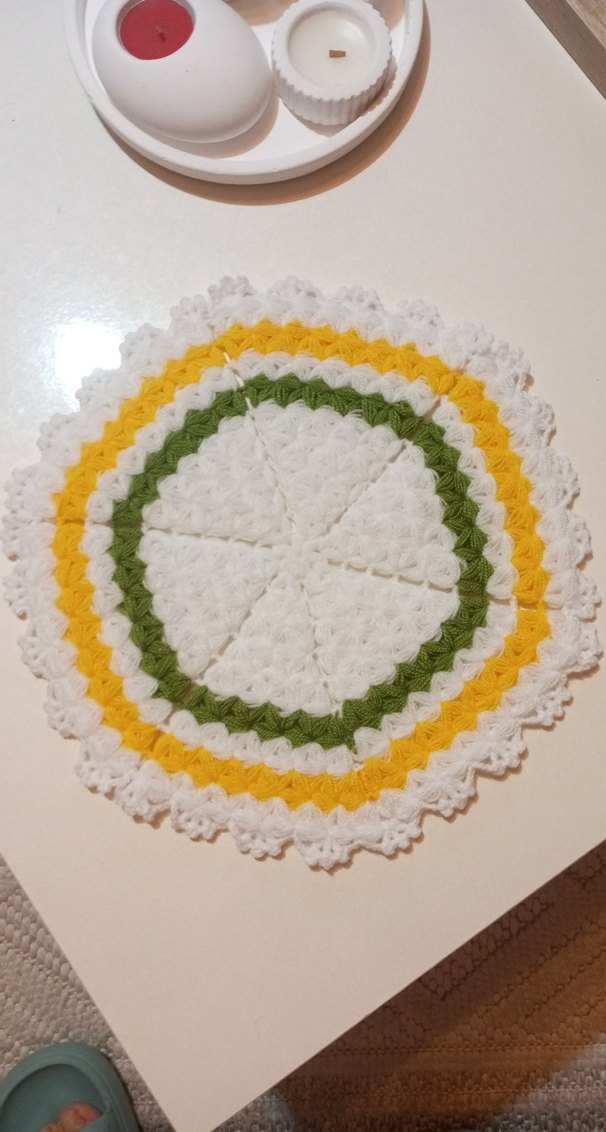 Renkli Örgü Banyo lif takımı - Görsel 3