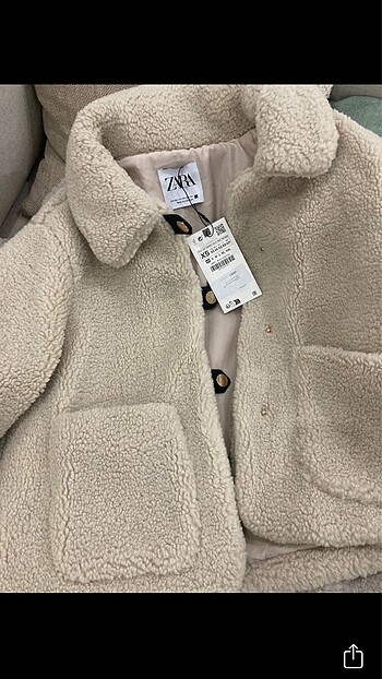xs Beden ten rengi Renk Zara peluş ceket
