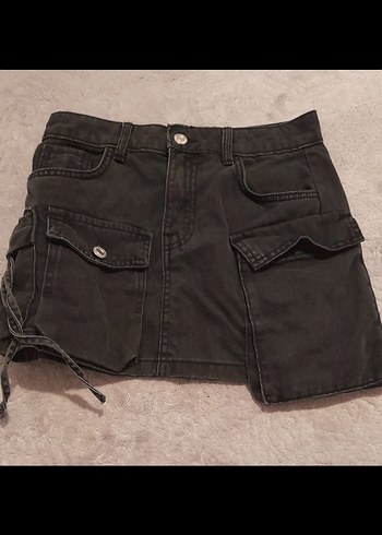 Bershka Kargo Mini Etek - Görsel 3