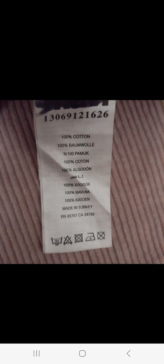 Düğmeli Pembe Fitilli Kadın/Çocuk  Etek - Görsel 3