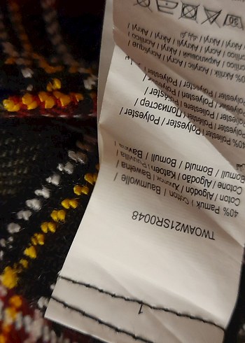 Kırmızı Ekose Mini Şortlu Etek - Görsel 2