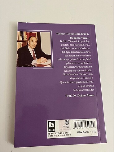  Doğan Aksan- Türkiye Türkçesinin dünü, bugünü, yarını
