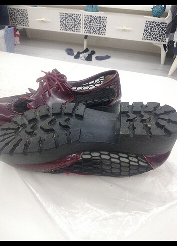 38 Beden bordo Renk Yazlık ayakabı