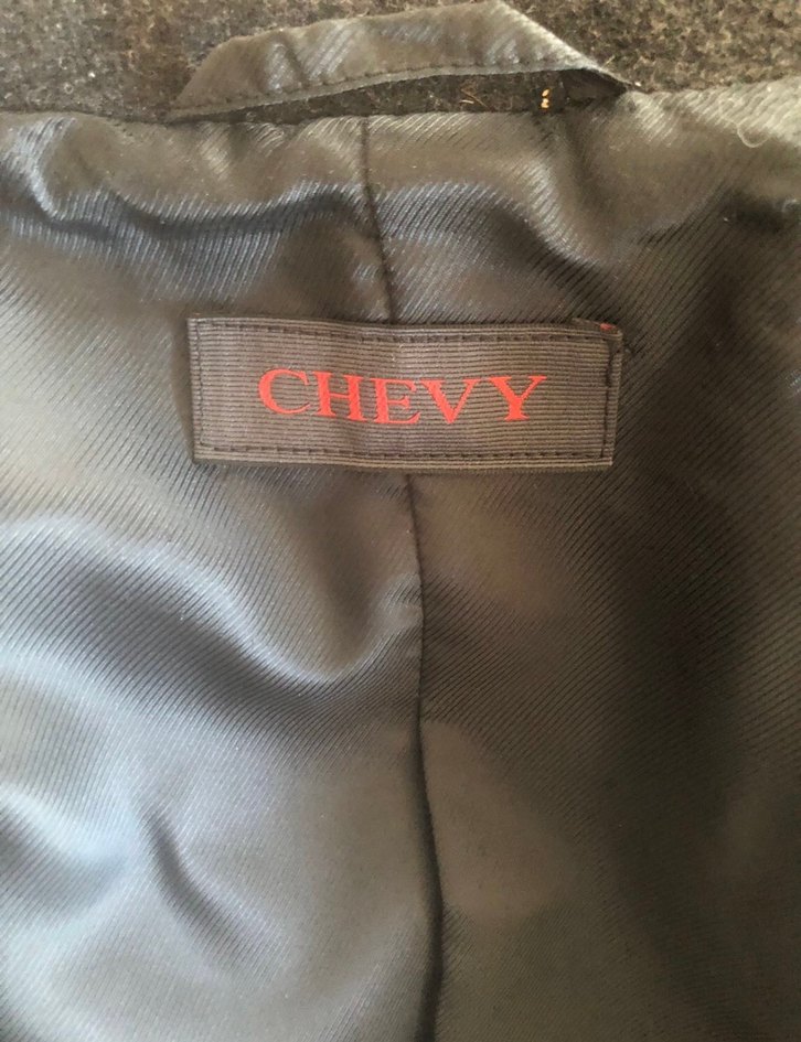 Gri Düğmeli Erkek Midi Kaban - Görsel 4