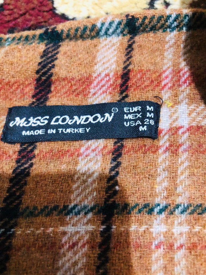 Kahverengi Kareli slopet - Görsel 4