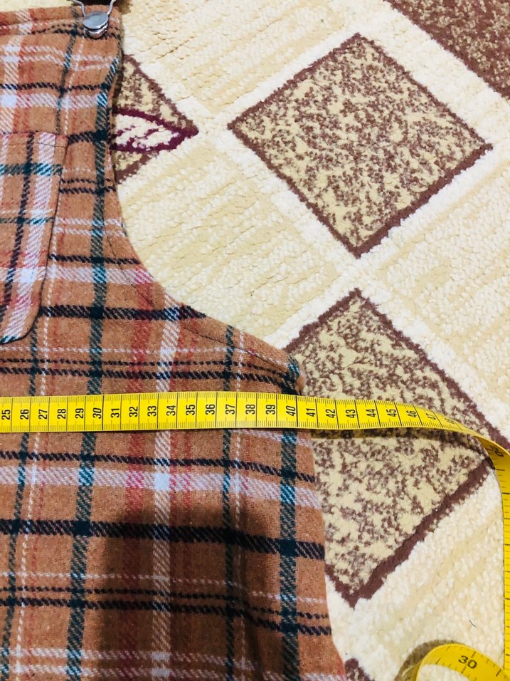 Kahverengi Kareli slopet - Görsel 3