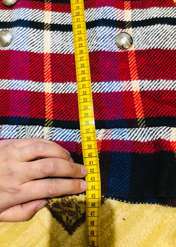 Düğmeli Renkli Mini Etek - Görsel 4