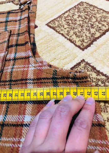 Kahverengi Kareli slopet - Görsel 2