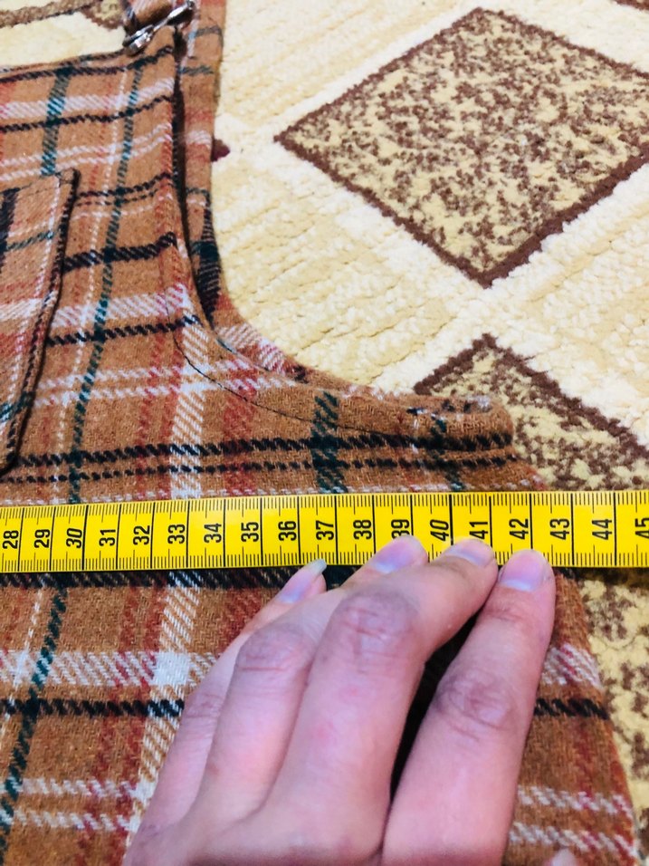 Kahverengi Kareli slopet - Görsel 2