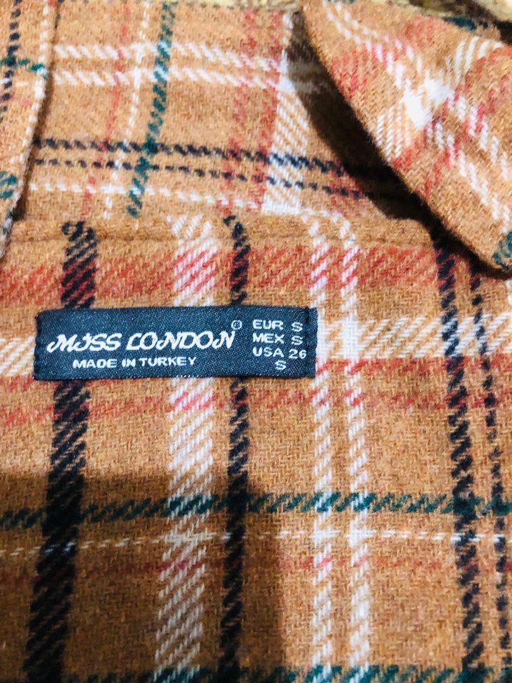 Kahverengi Kareli slopet - Görsel 4