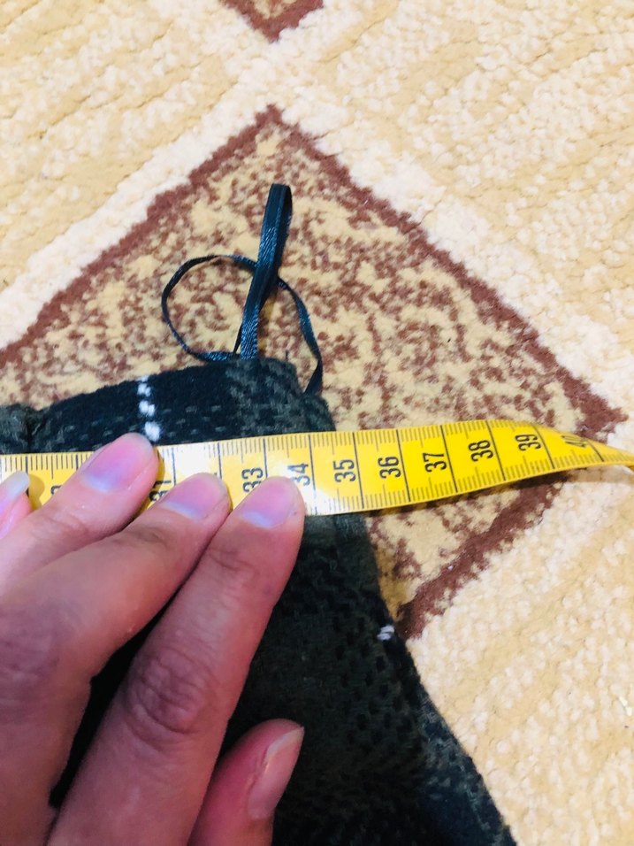 Kadın Ekose Örgü Mini Etek - Görsel 3