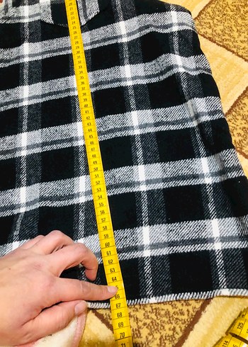 Kareli Bol Kesim Kız Salopet - Görsel 2