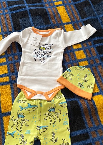 Renkli Baskılı Uzun Kollu Bebek Body - Görsel 4