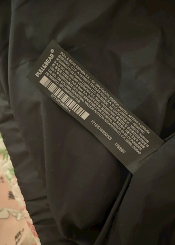 Pull and Bear Pull & bear Siyah Kapüşonlu su geçirmez mont