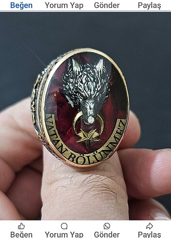 925 AYAR KURT BAŞLI GÜMÜŞ YÜZÜK
