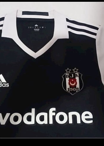 BJK Siyah Erkek V Yaka Spor Forma