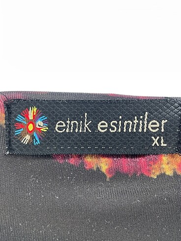 xl Beden siyah Renk Etnik Esintiler Kısa Elbise %70 İndirimli.