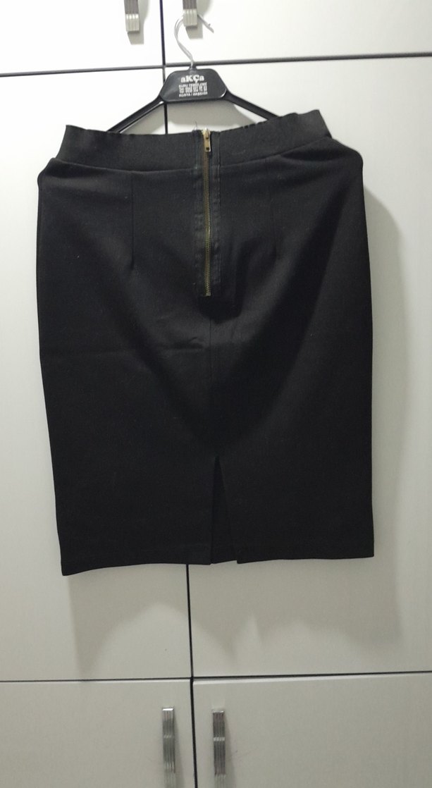 Siyah Midi Kalem Etek - Görsel 2