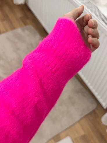 universal Beden pembe Renk Fuşya triko