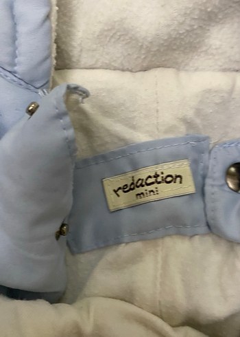 Mavi Peluş Bebek Tulum - Görsel 5