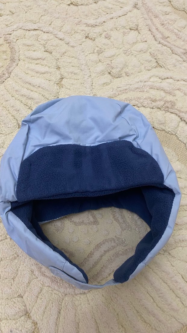 Mavi Peluş Bebek Tulum - Görsel 4