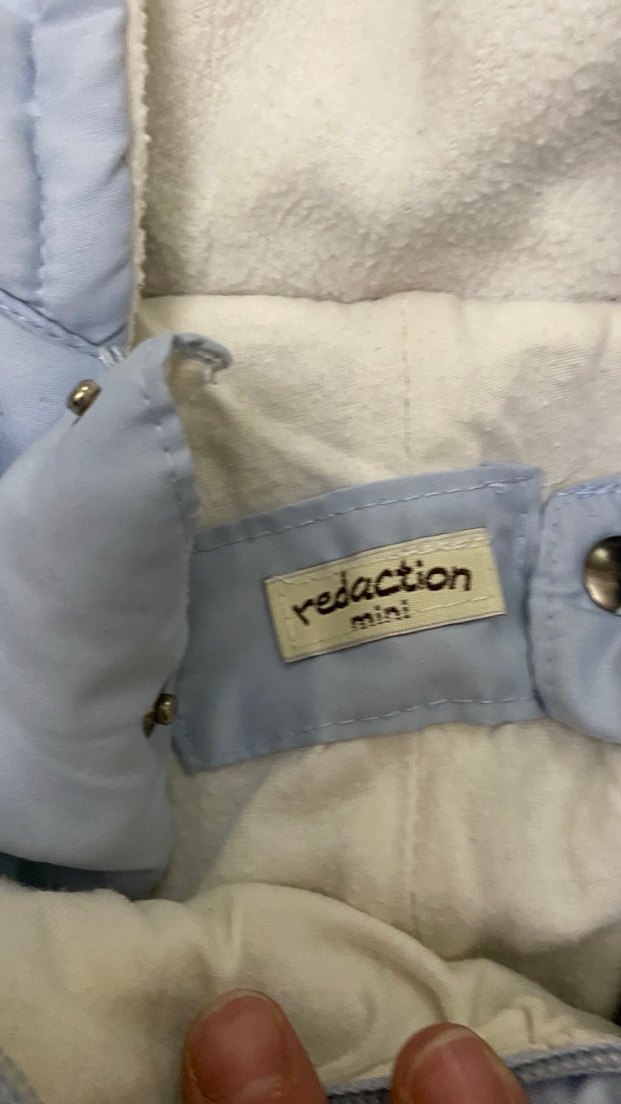 Mavi Peluş Bebek Tulum - Görsel 5